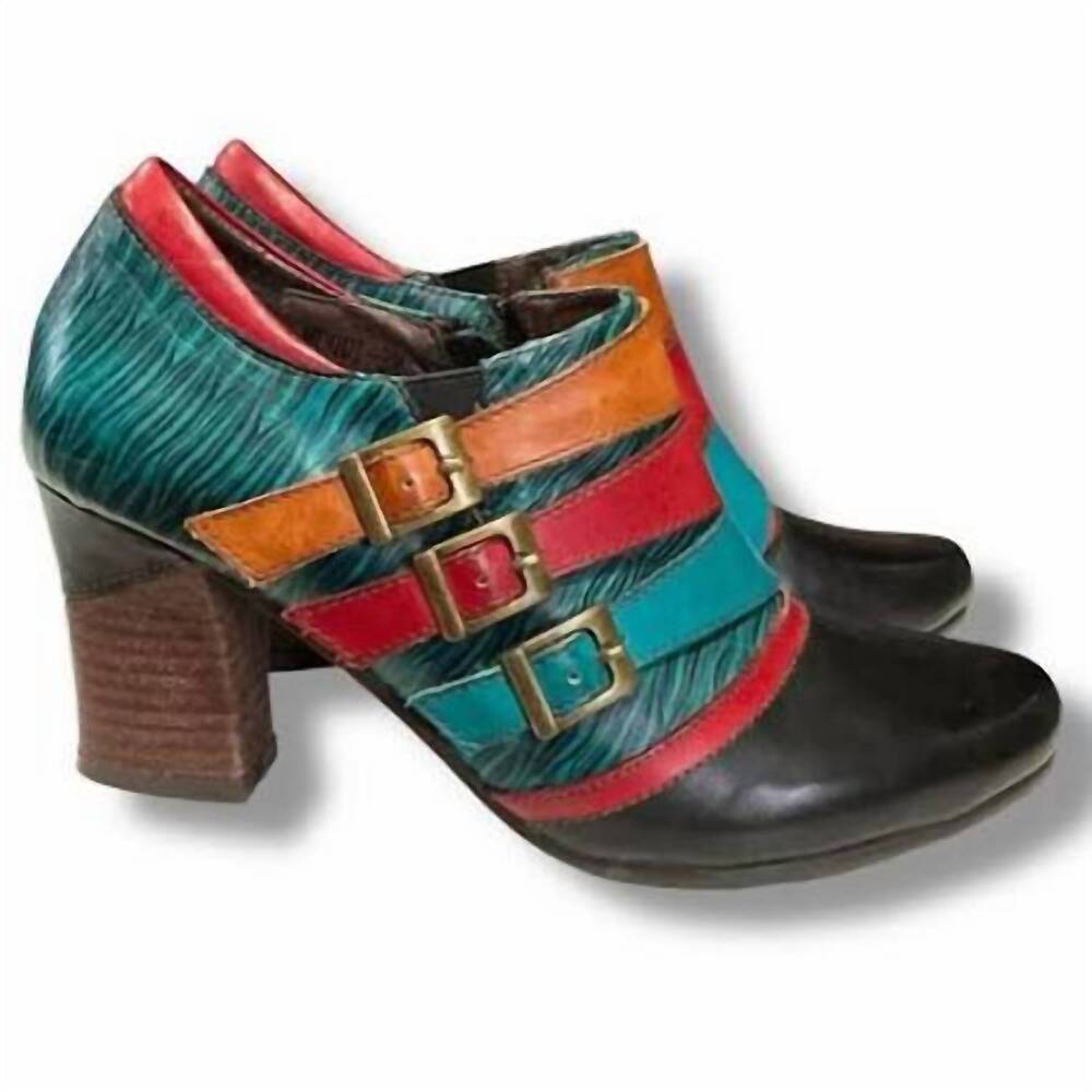 NEW SPRING STEP SHOES women's muqui ankle boots in black